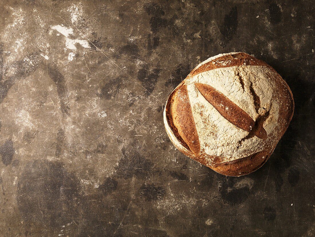 Mühlenbrot aus Frankreich von oben