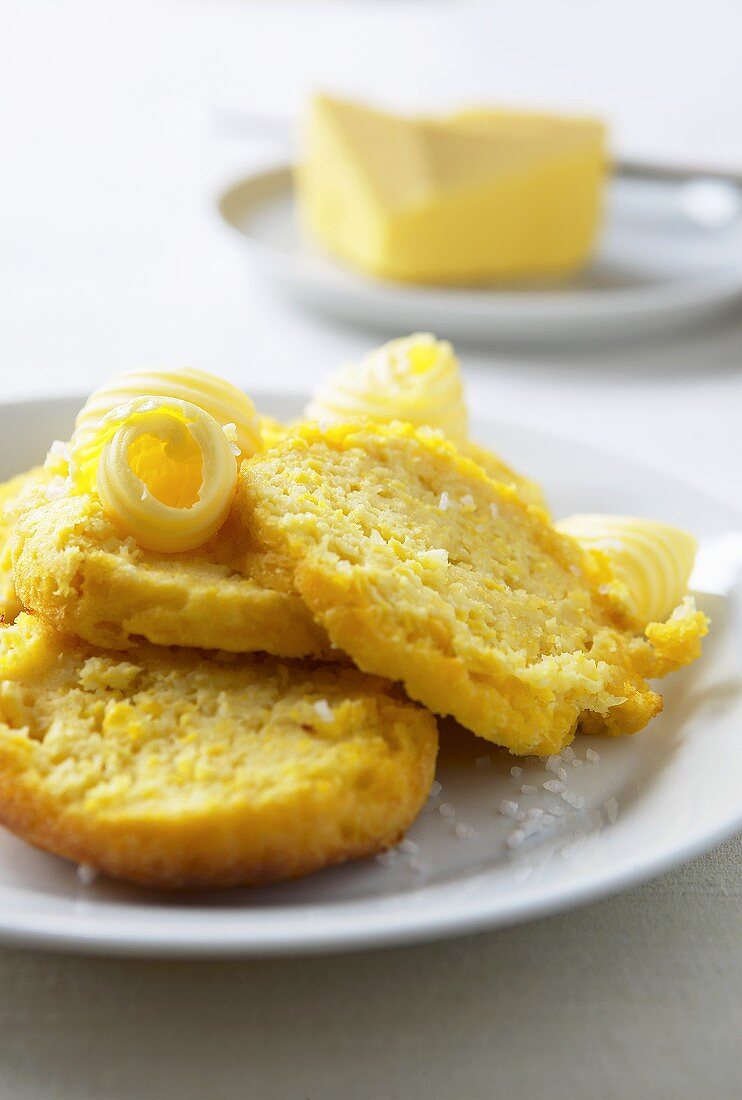 Steamed corn bread, South Africa