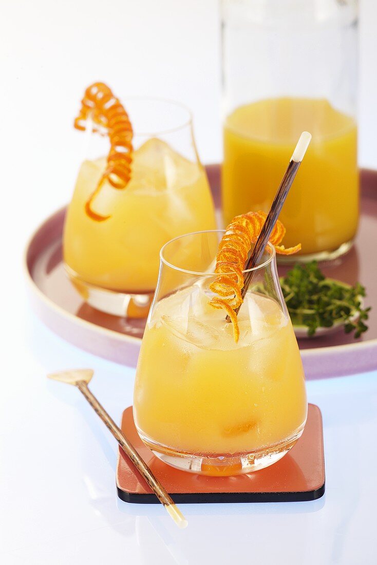 Orange punch with thyme
