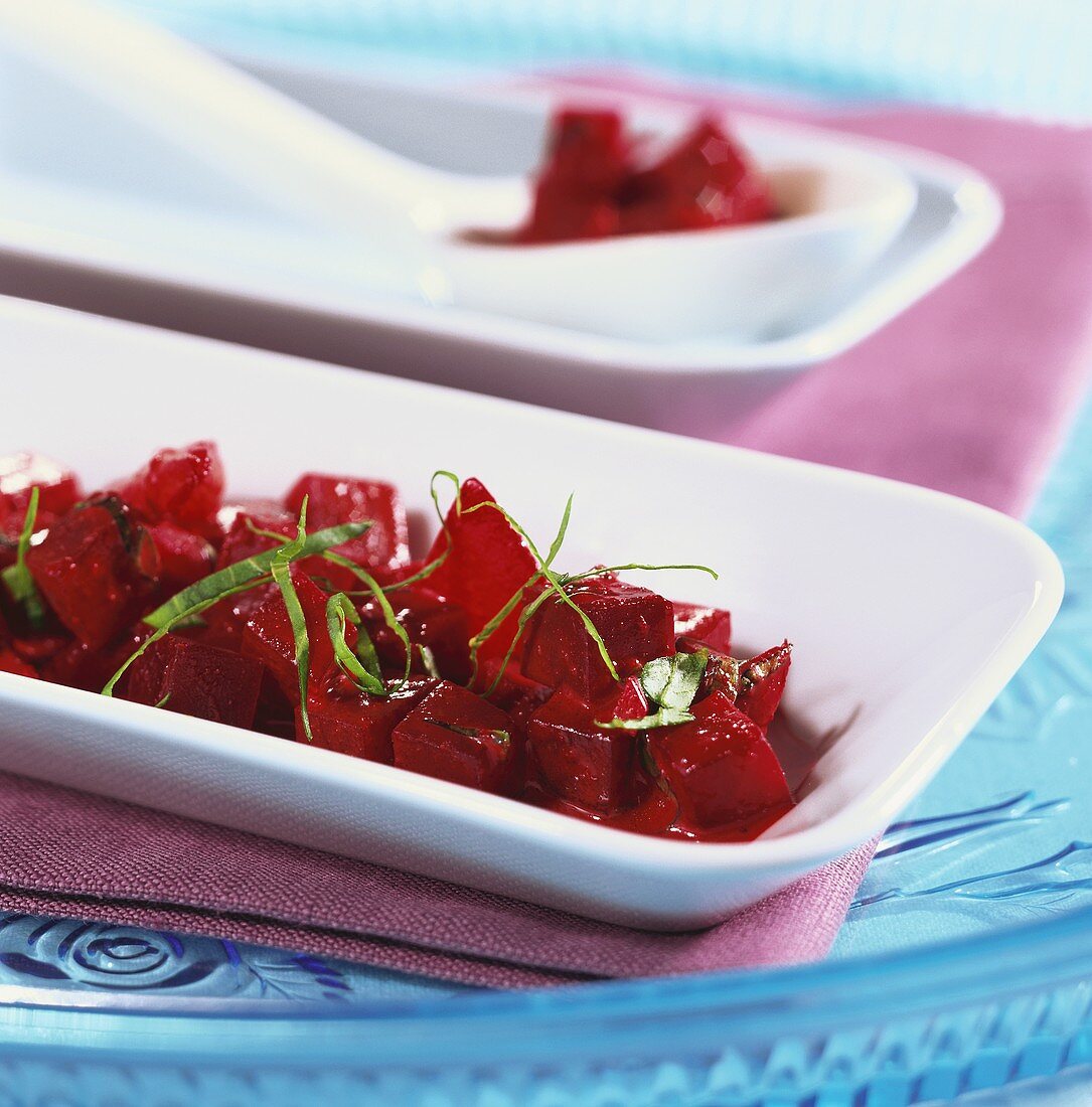 Beetroot in coconut milk