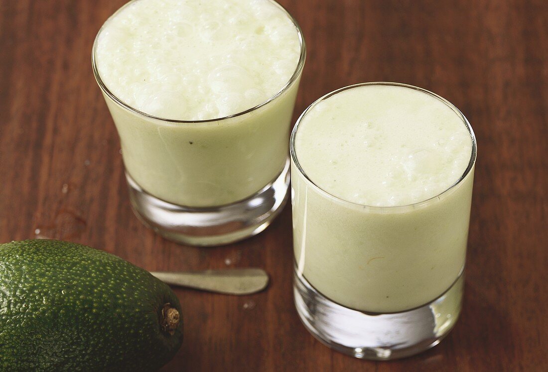 Avocado and ginger lassi
