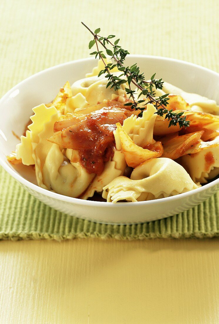 Cabbage tortellini