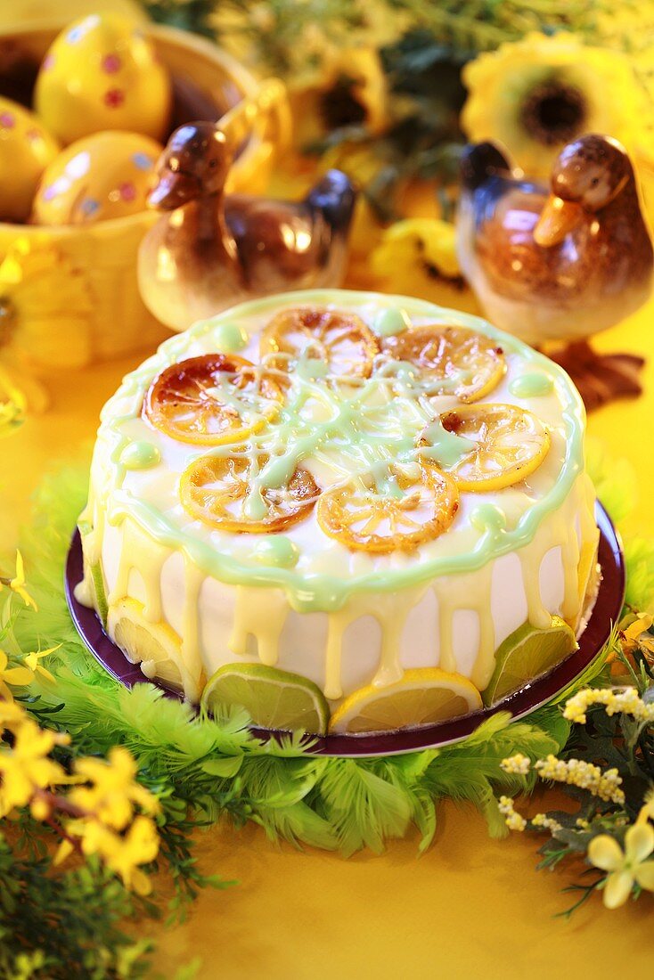 Lemon cake for Easter
