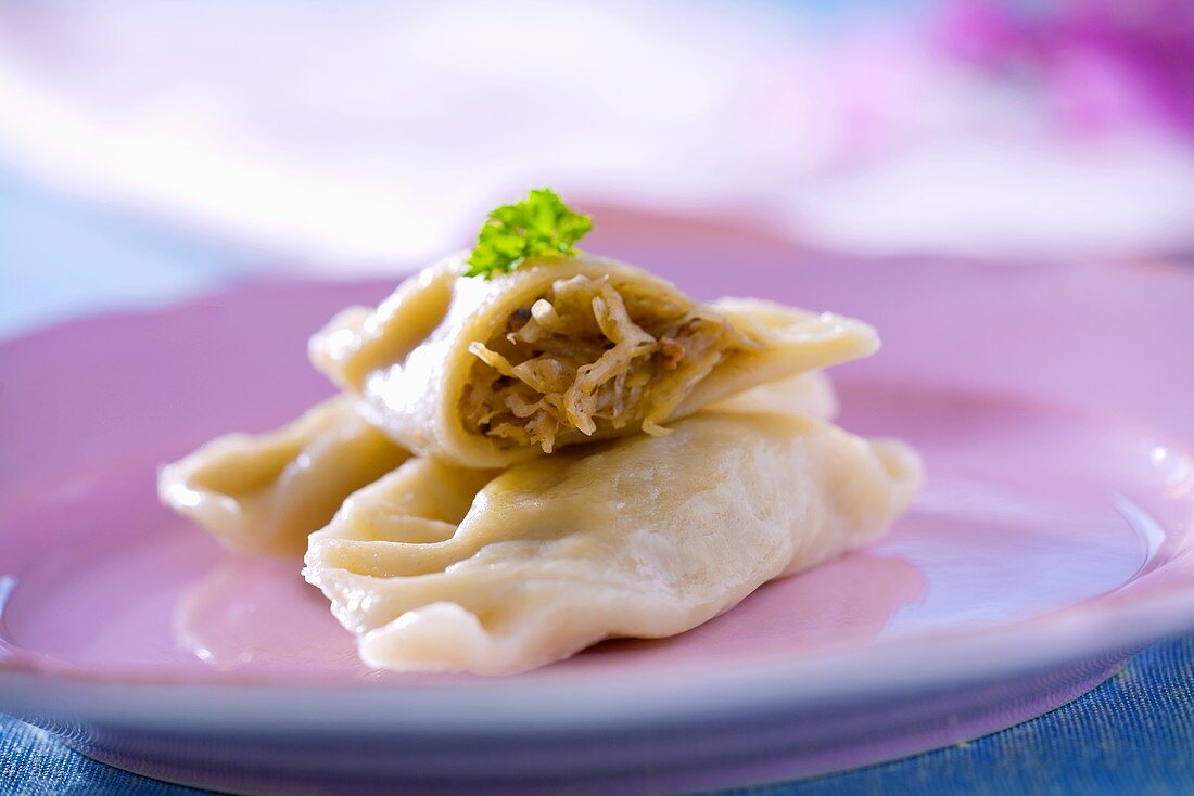 Maultaschen mit Kohlfüllung