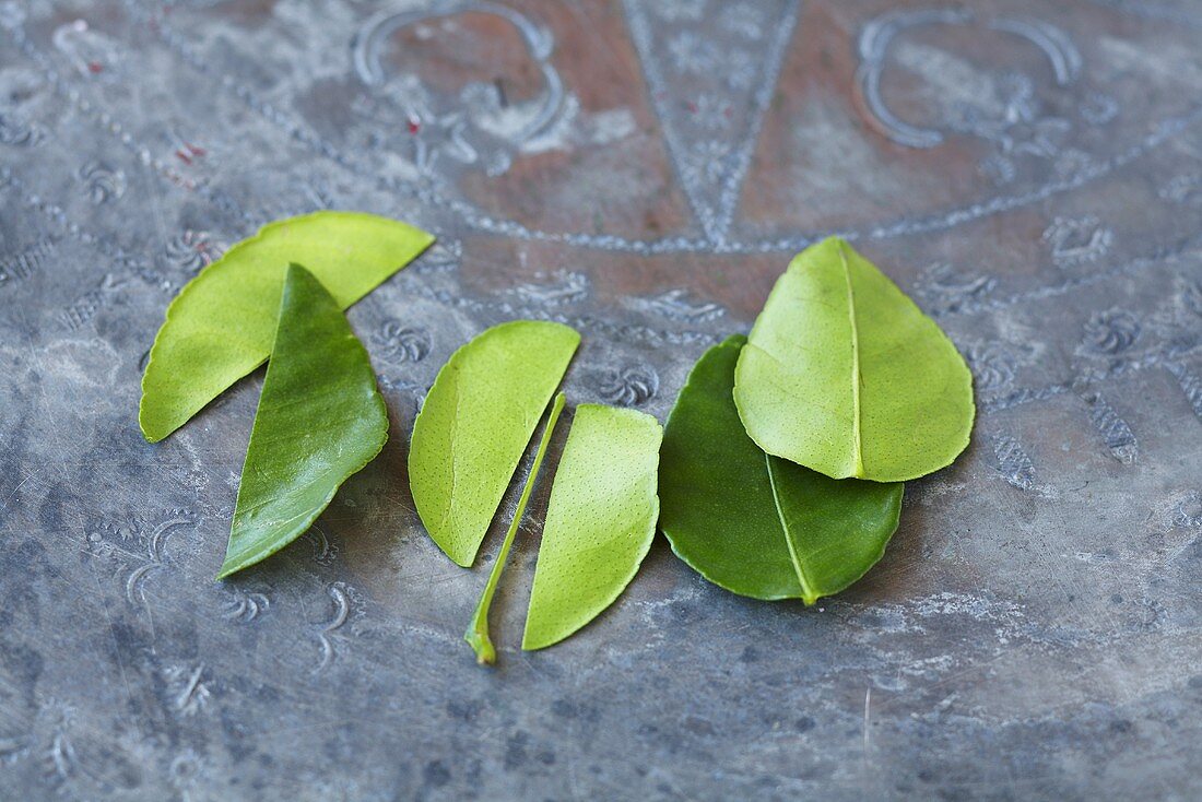 Kaffir lime leaves