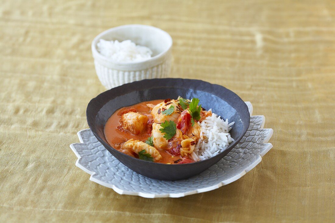 Tomaten-Fisch-Curry