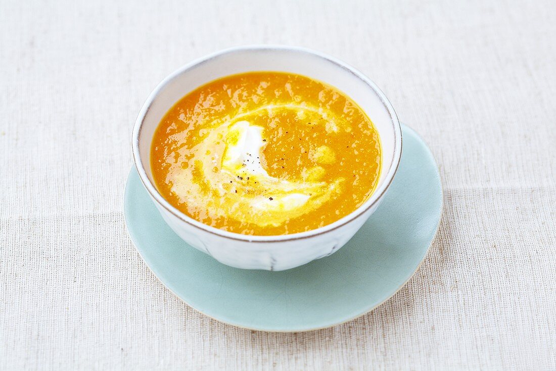 Carrot and orange soup