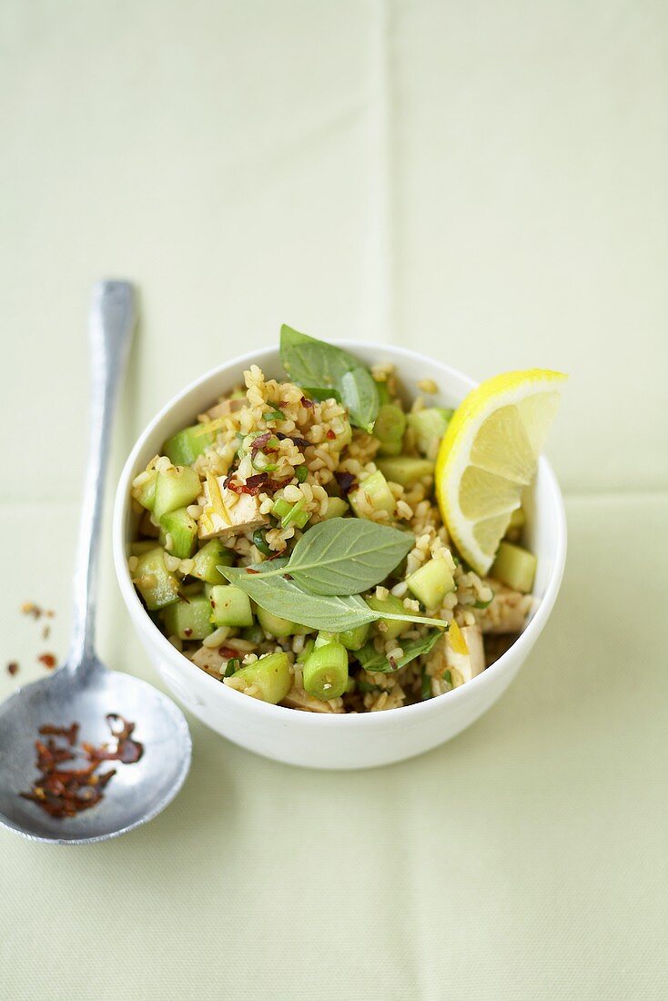 Asia-Taboule mit Tofu