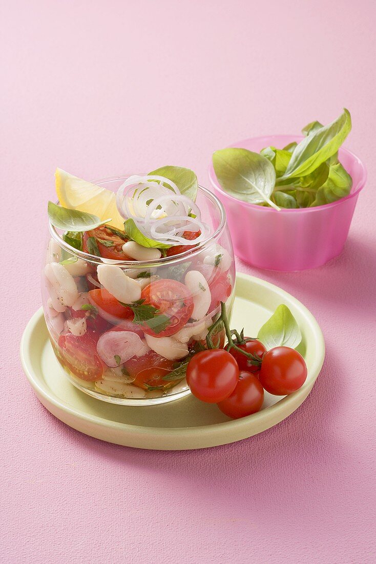 Kirschtomaten-Bohnen-Salat