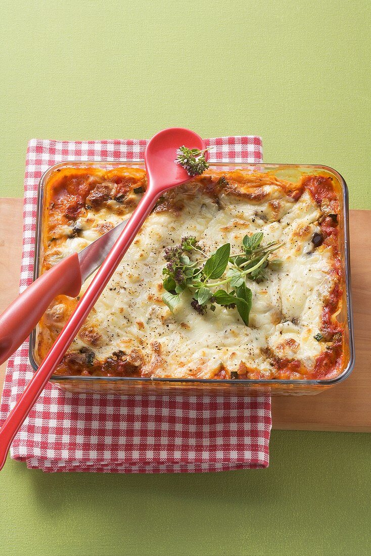 Vegetarian lasagne