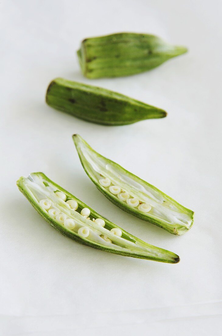 Okra pods