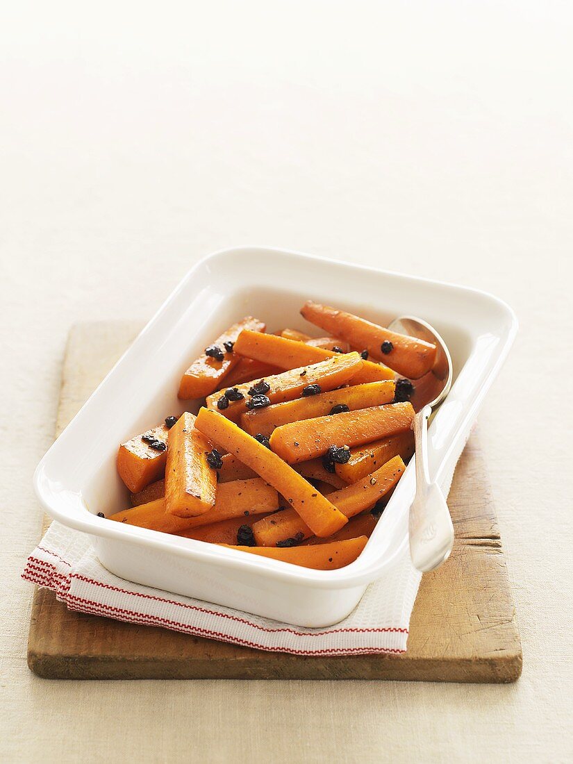 Honey carrots with cumin