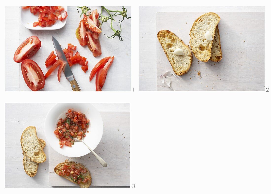 Bruschetta zubereiten