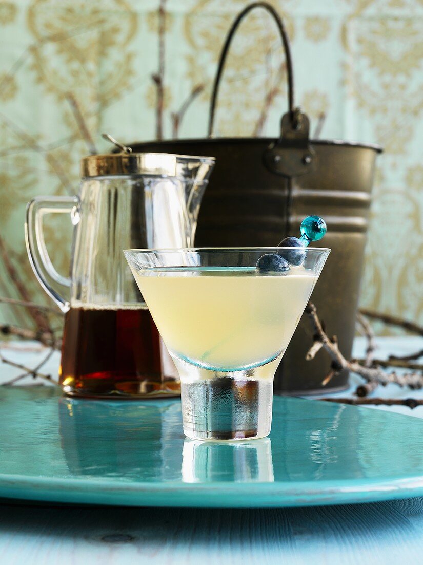 Maple Berry Cocktail mit Ahornsirup