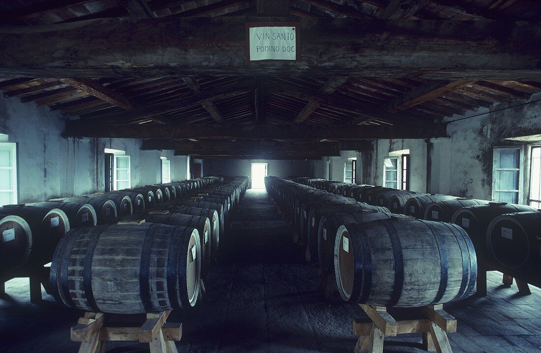 Ageing Vin Santo, Marchesi de Frescobaldi, Tuscany