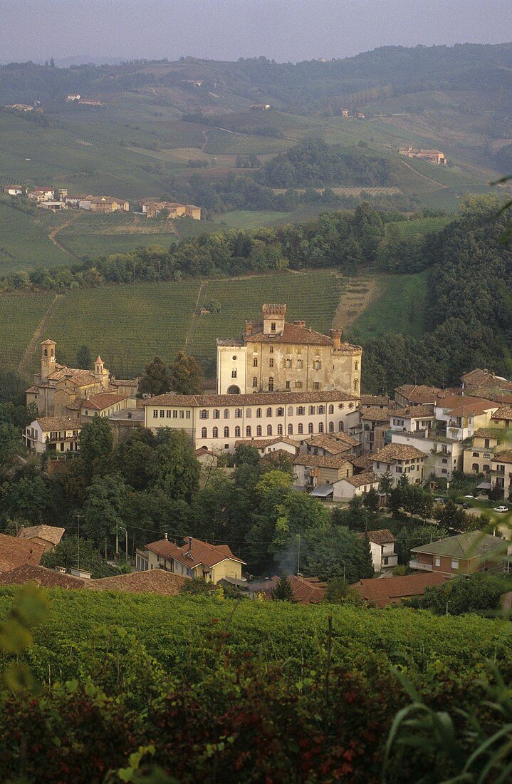 The wine village of Barolo, Piedmont, Italy