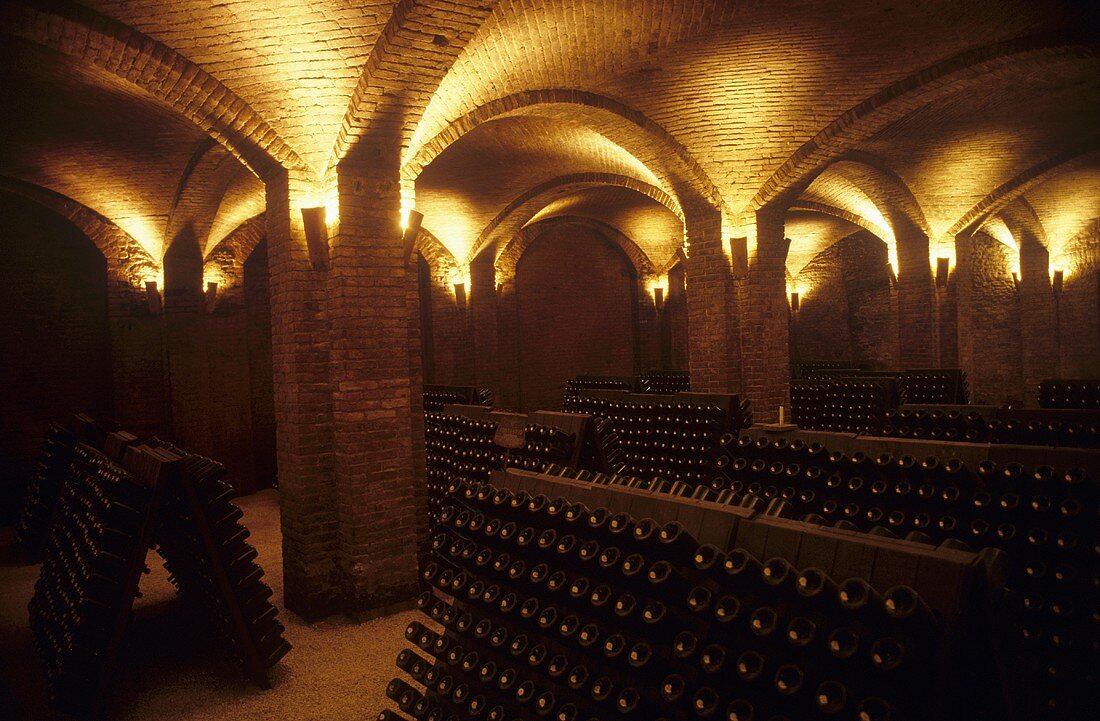 Contratto sparkling wine cellar, Canelli, Asti, Piedmont, Italy