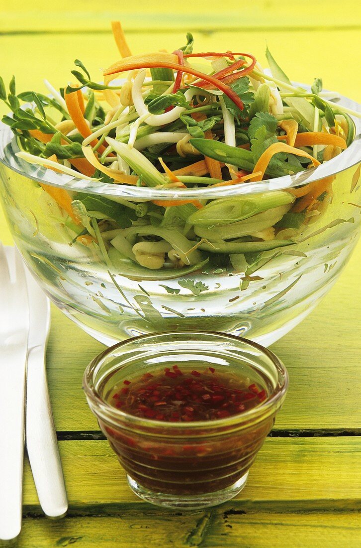 Vegetable salad with chilli sauce (Thailand)