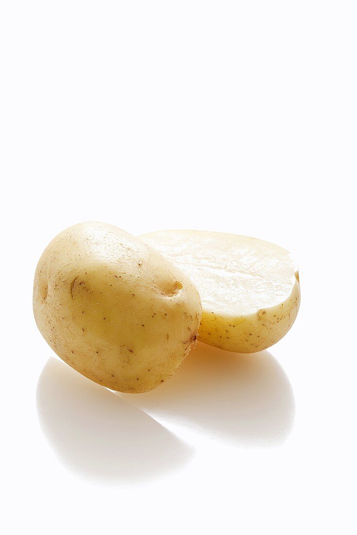 Halbierte Kartoffel