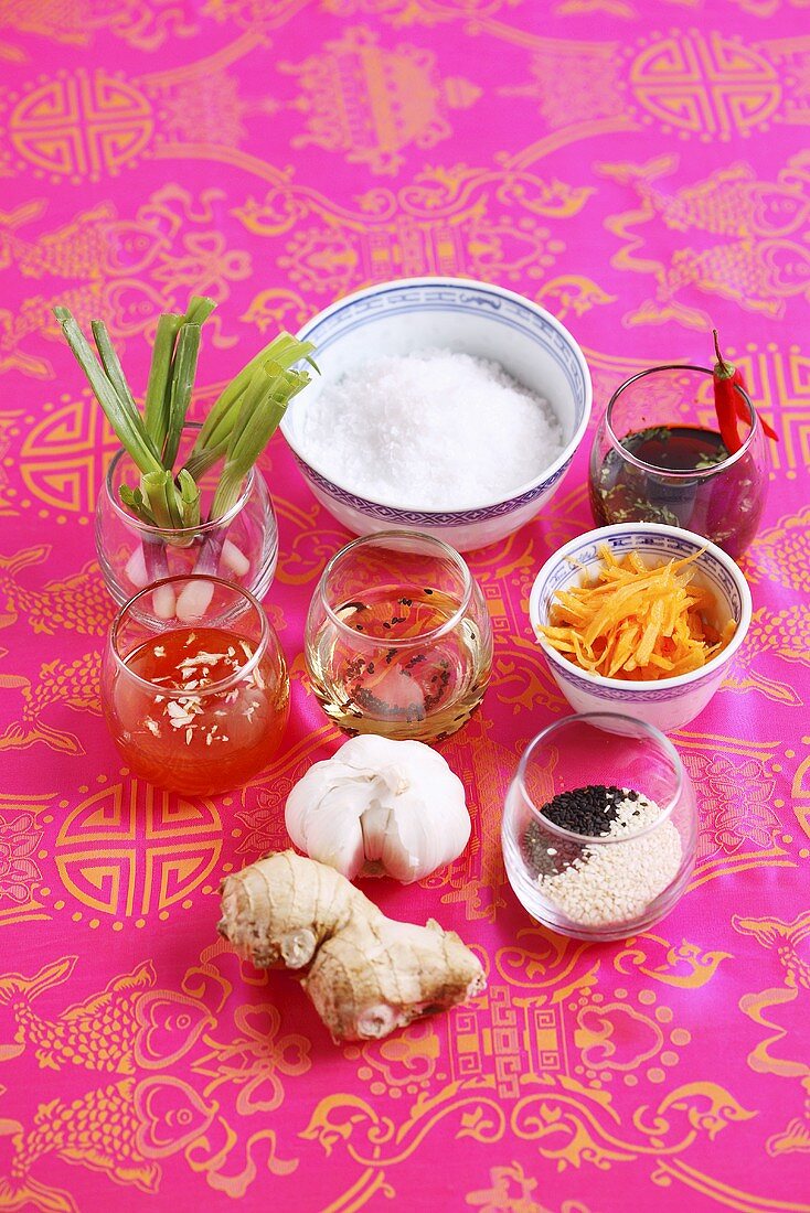 Ingredients from the oriental kitchen