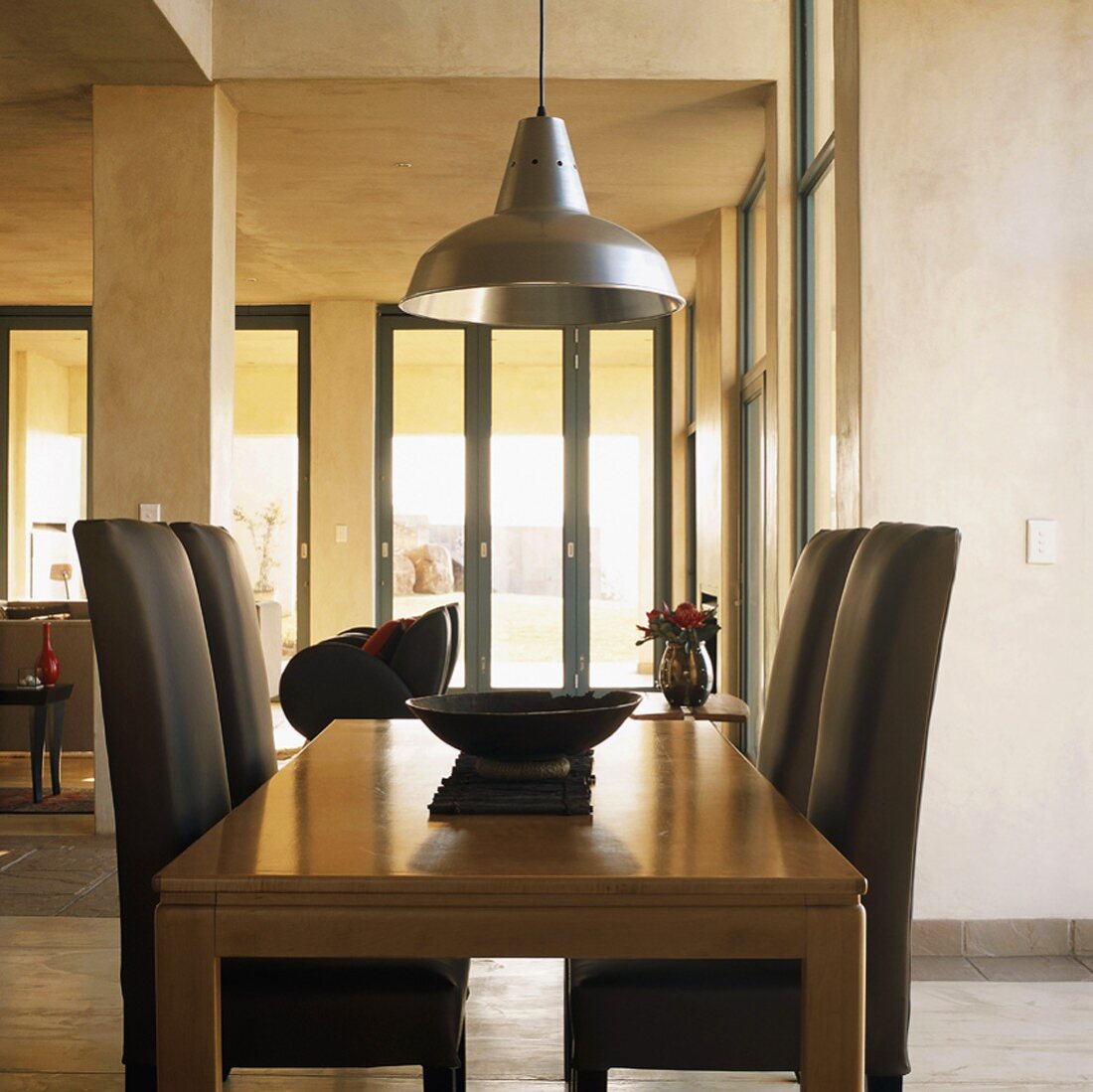 Dining table and chairs