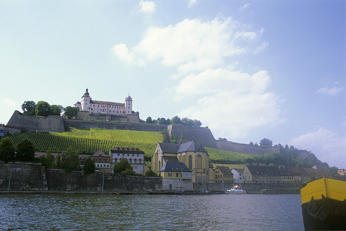Die Festung Marienberg, Würzburg, Franken, Deutschland