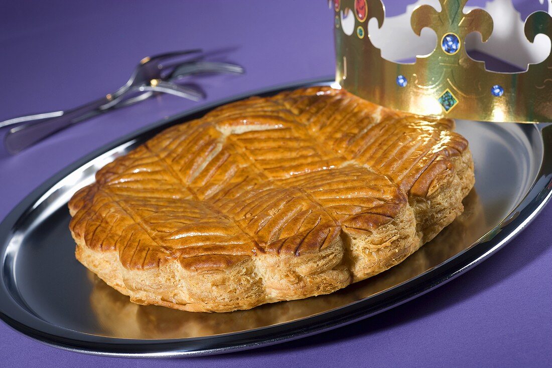 Galette des Rois Frangipane (Dreikönigskuchen, Frankreich)