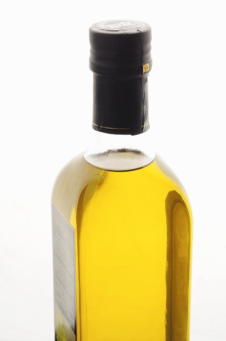 A bottle of olive oil