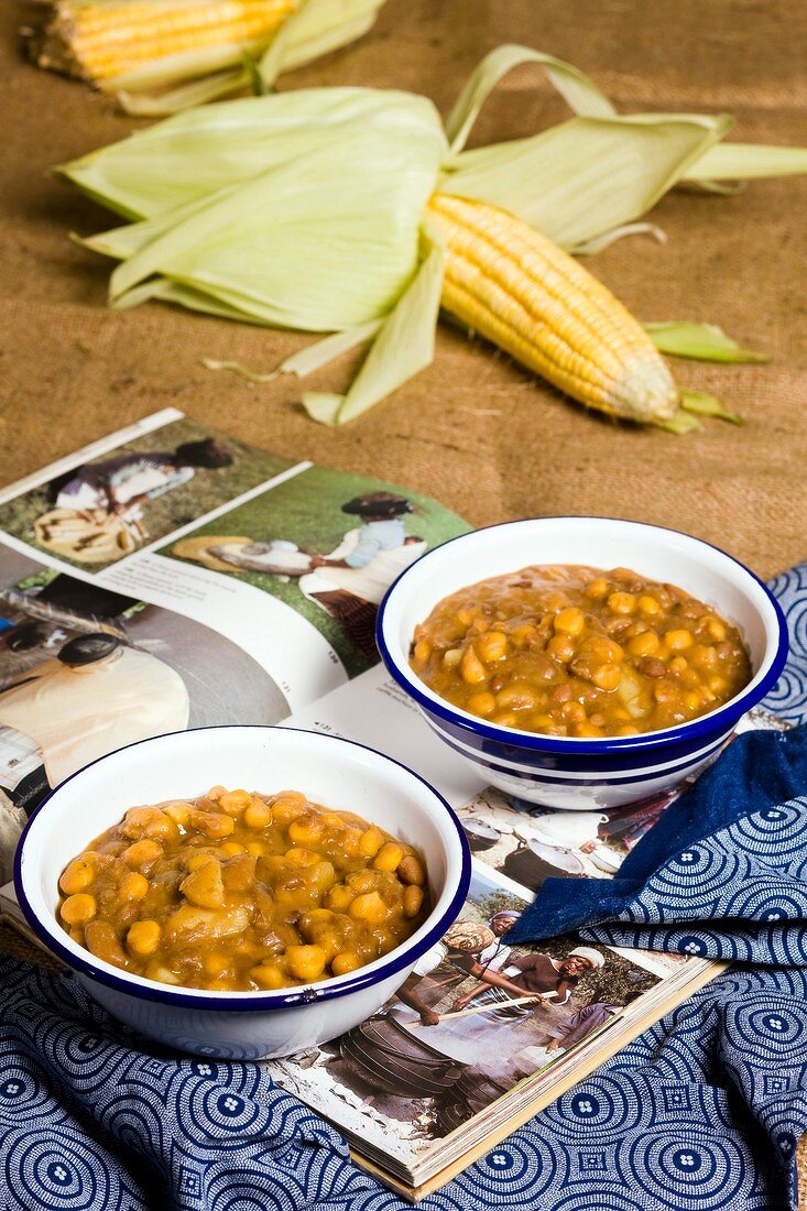Mais-Bohnen-Suppe (Xhosa-Küche, Südafrika)