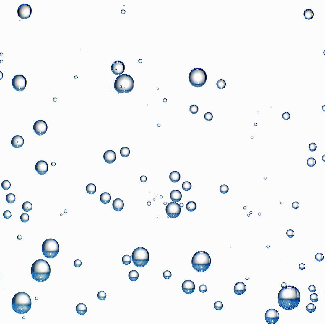 Air bubbles in water