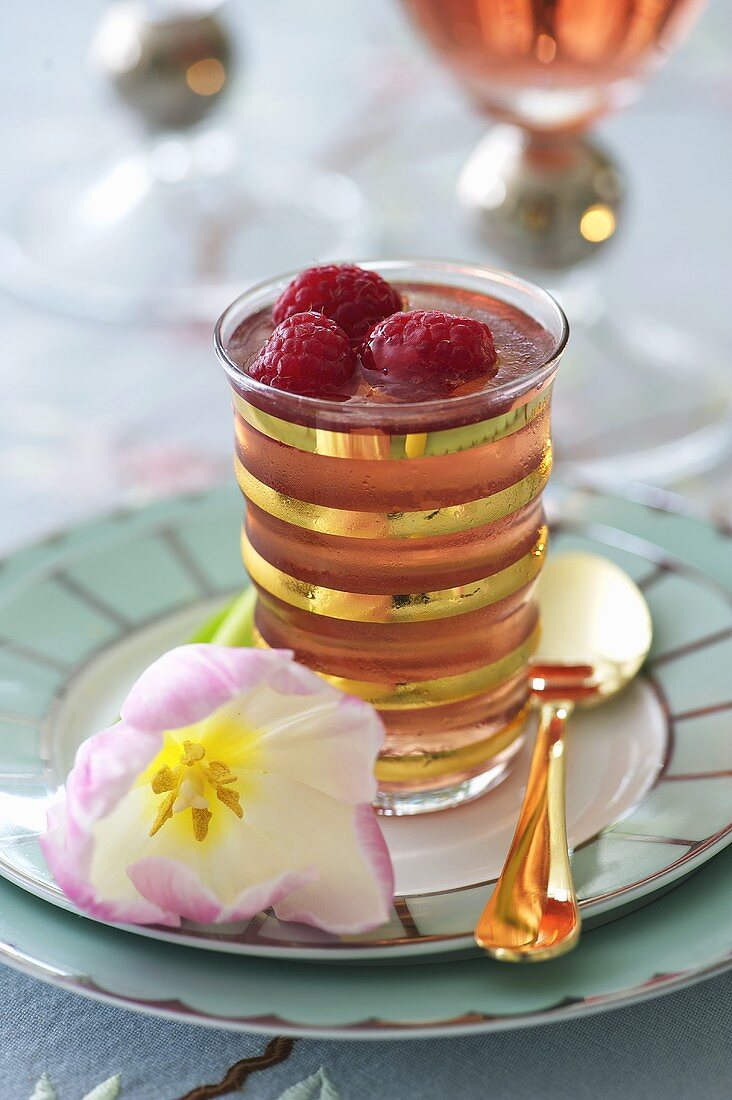Raspberry jelly for Easter