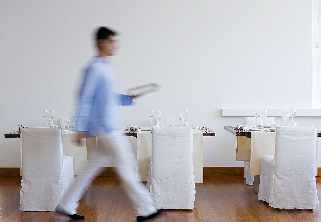 Waiter in Hotel Casa Angelina (Praiano, Italy)