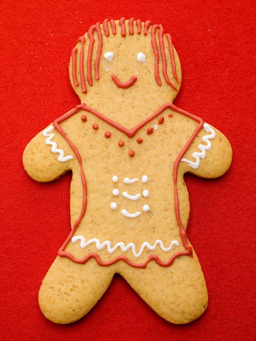 A gingerbread man