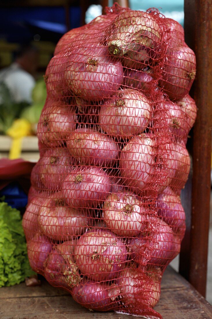 A sack of onions