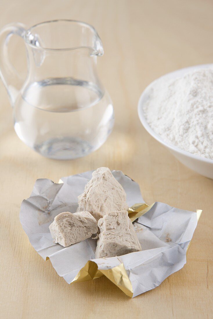 Yeast, flour and water