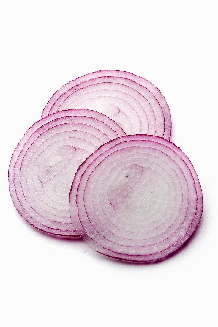 Red onion rings