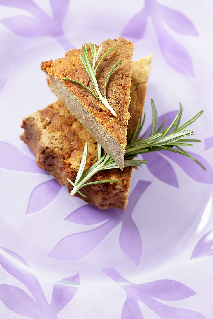 Meat pâté with rosemary