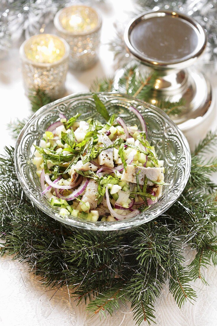 Herring salad for Christmas