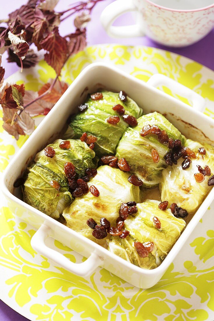 Stuffed cabbage leaves