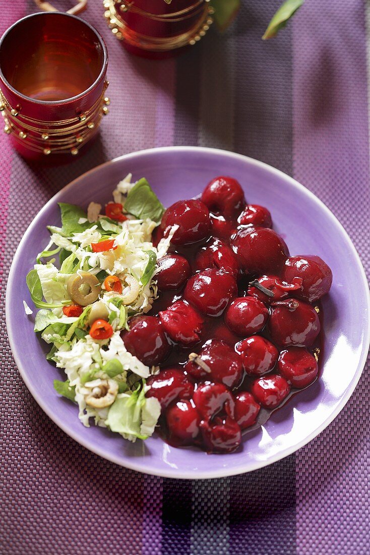 Beetroot with cherries