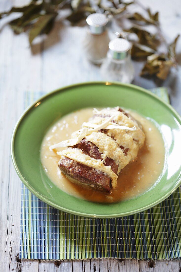 Rindfleisch in Meerrettichsauce