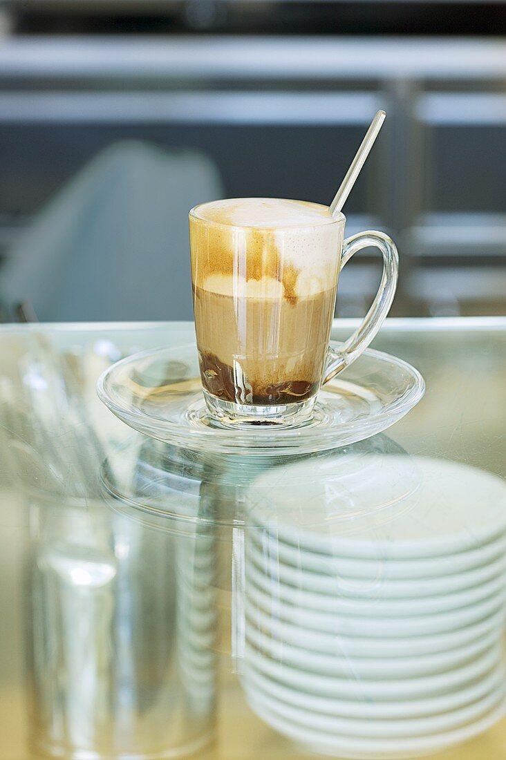 Hot chocolate with espresso