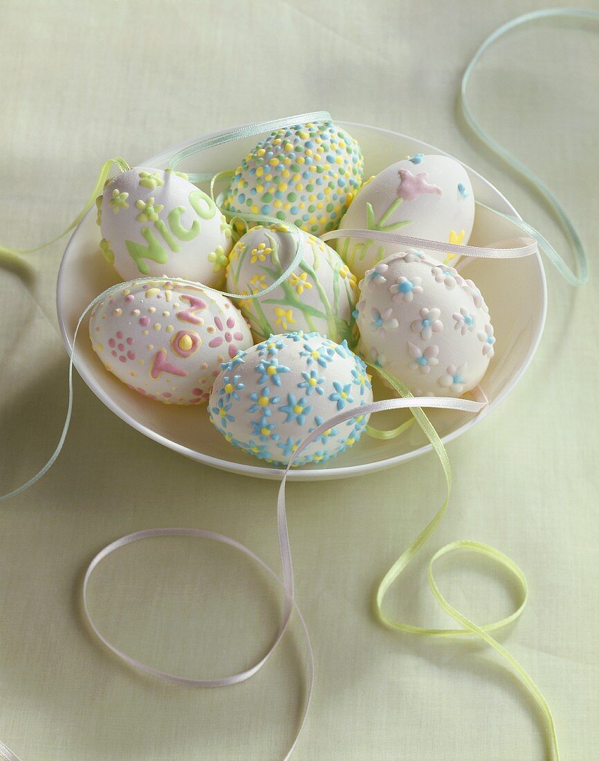 Decorated Easter eggs