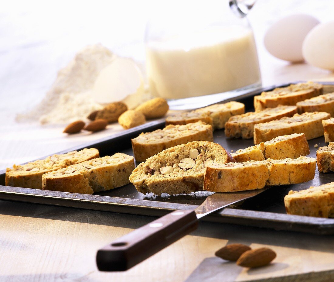 Cantuccini (Mandelgebäck), Toskana, Italien