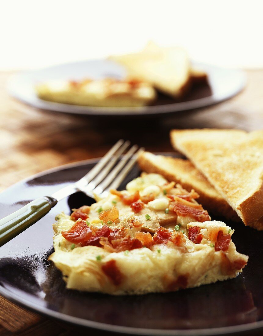 Frittata with bacon