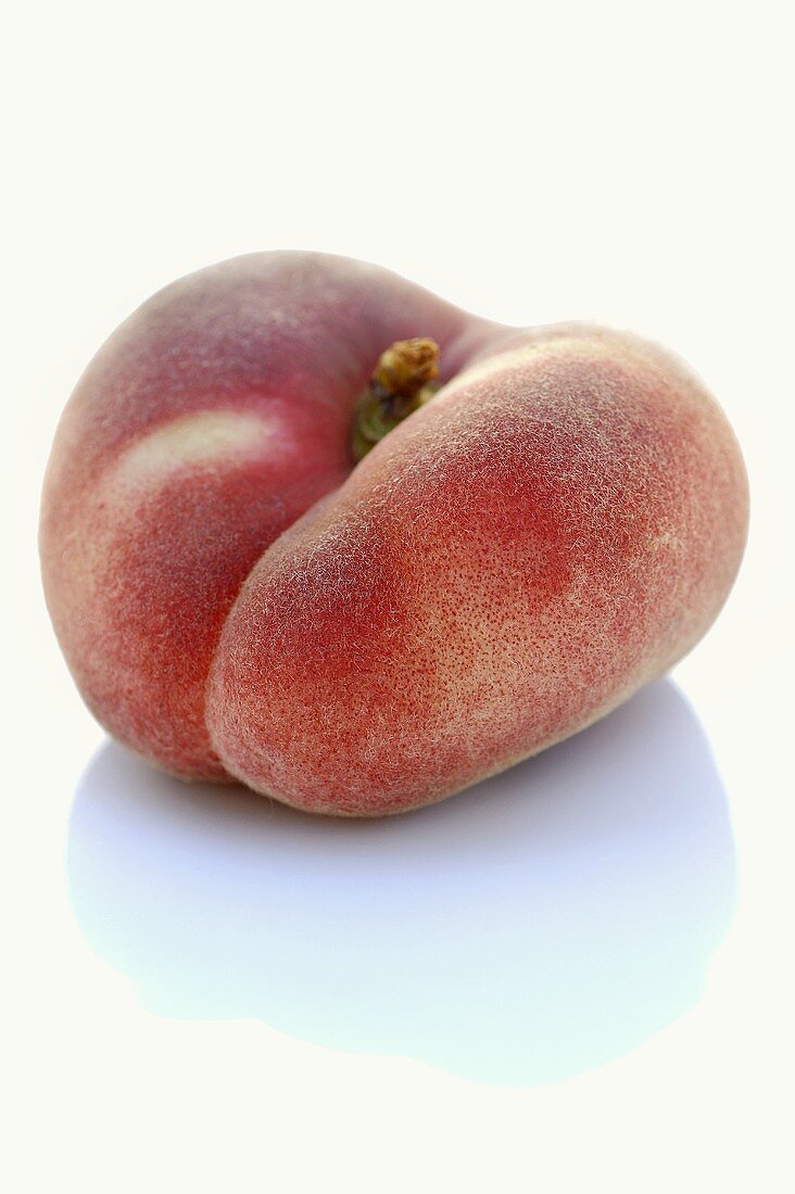 A flat peach