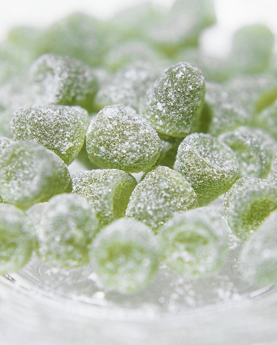 Menthol jelly sweets
