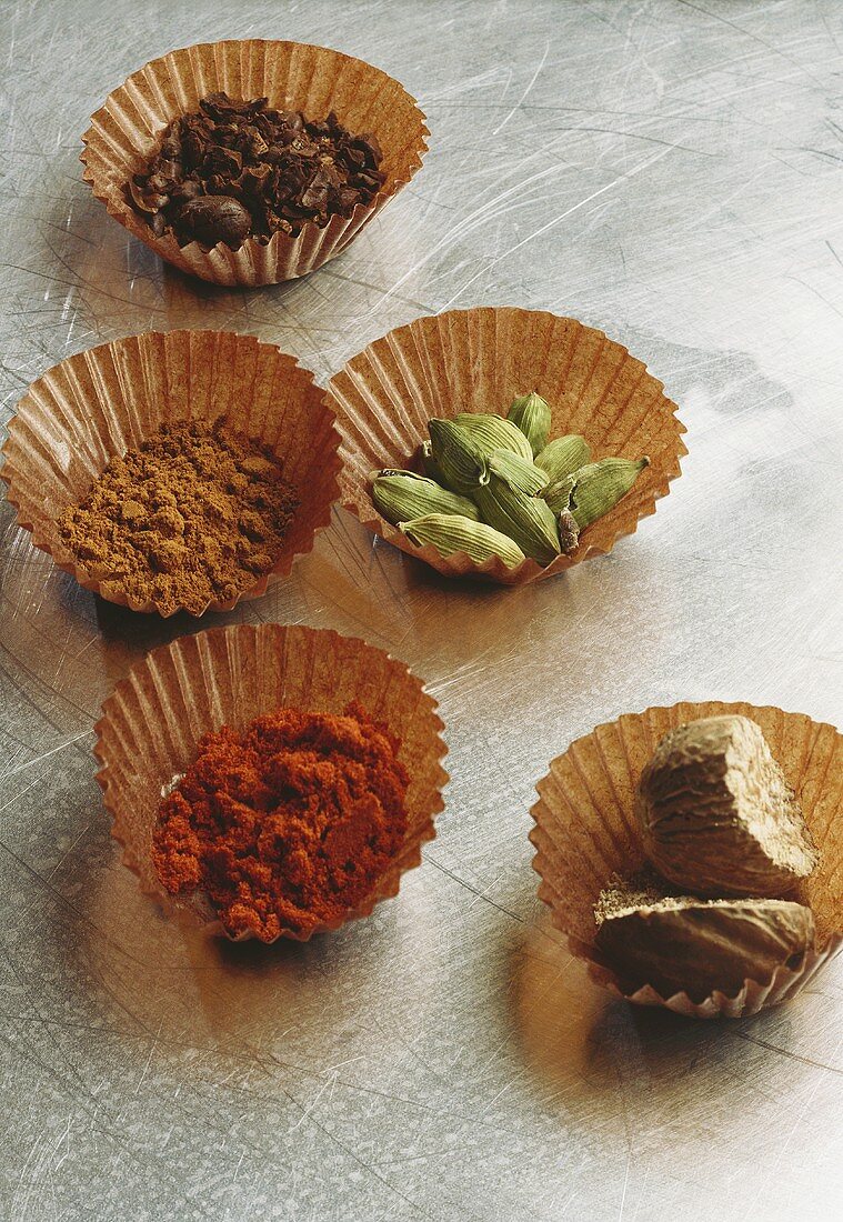 Ingredients for home-made chocolates