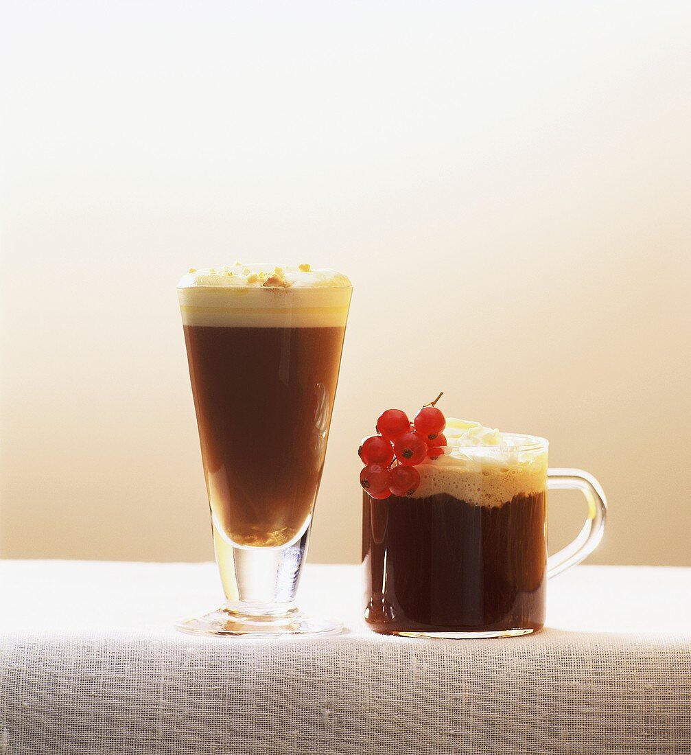 Kaffee-Nuss und Kaffee-Vanille