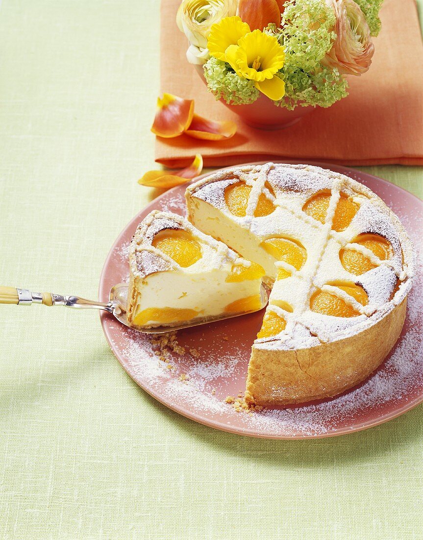 Apricot cheesecake